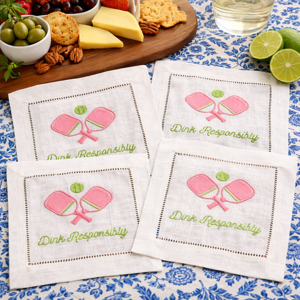 Dink Responsibly Pickeball Napkins