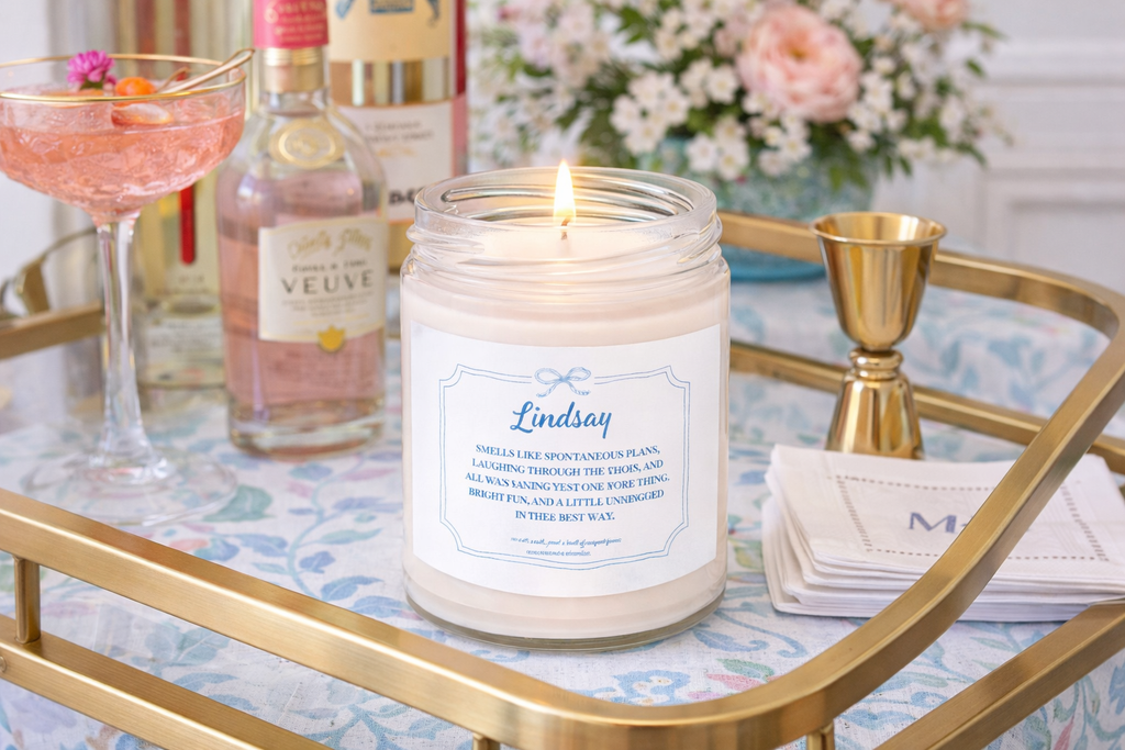 Millennial Name Candle