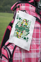 Queen of the Green Golf Towel